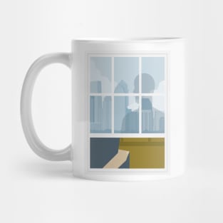 Man behind the window Mug